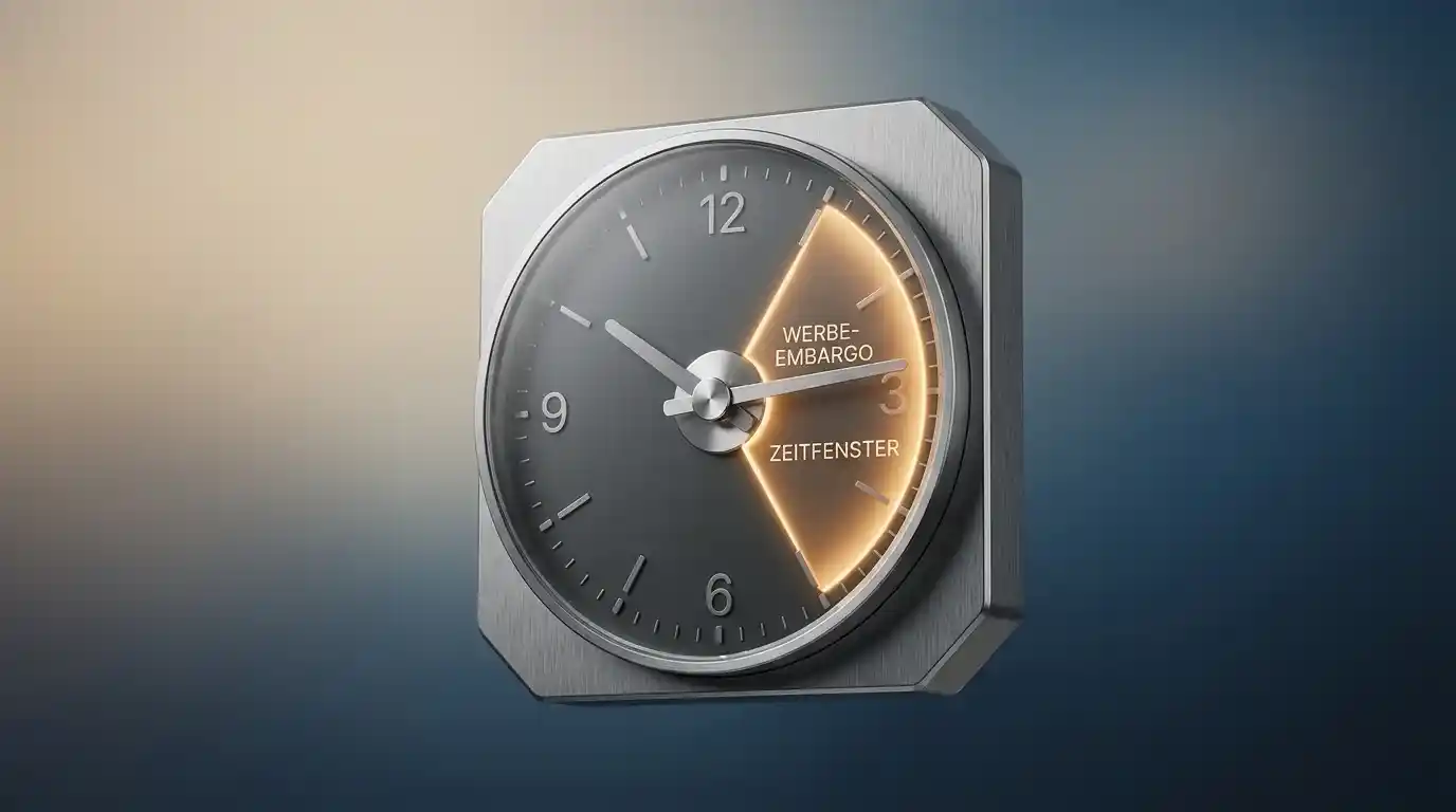 Visualisierung des Werbeembargos zwischen 6 und 21 Uhr nach § 5 Abs. 3 GlüStV 2021